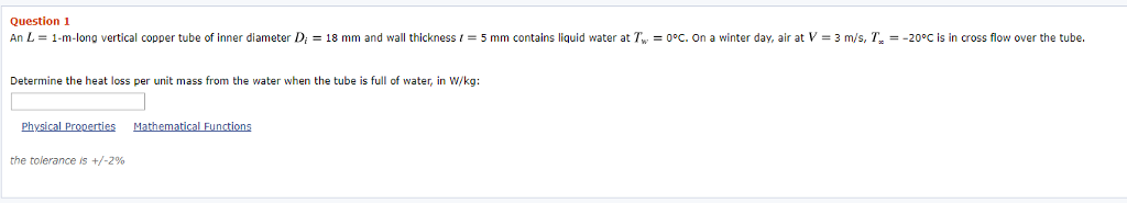 Solved Question 1 For turbulent flow of air in a circular | Chegg.com