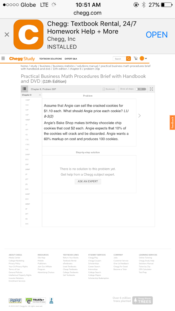 chegg homework help cost