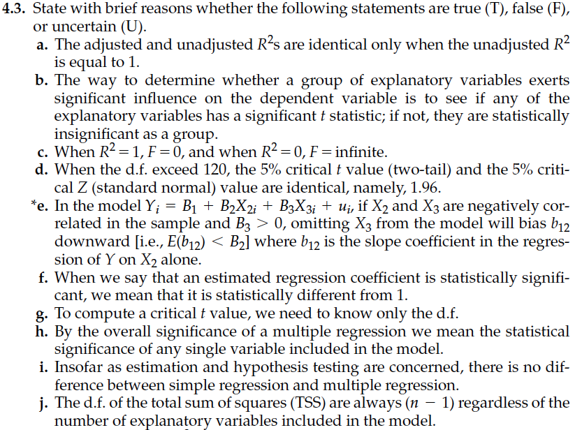 Solved State With Brief Reasons Whether The Following | Chegg.com