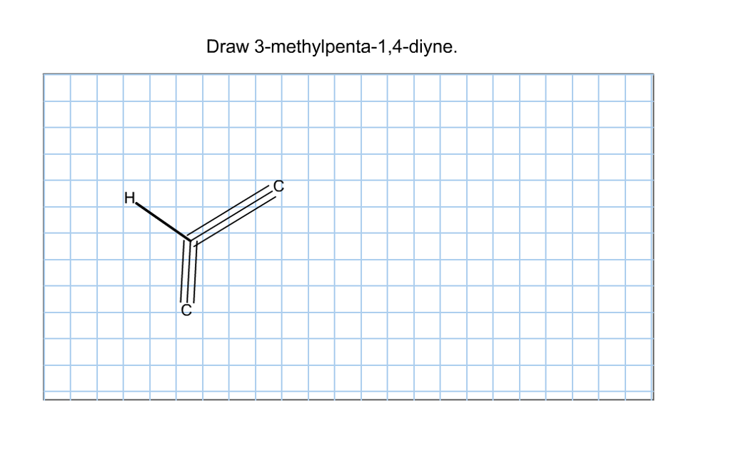 draw 3 methylpenta 1 4 diyne