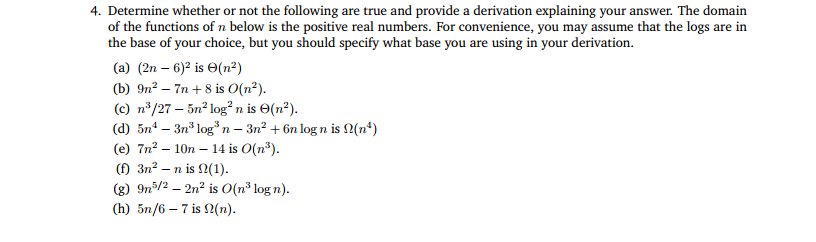 Determine Whether Or Not The Following Are True And | Chegg.com