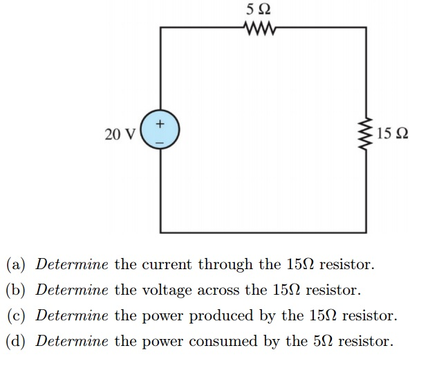 Solved Determine The Current Through The 15 Ohm Resistor. | Chegg.com