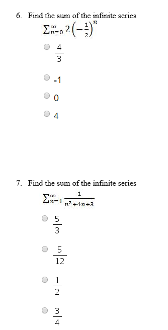 the sum of infinite series 1.3 2