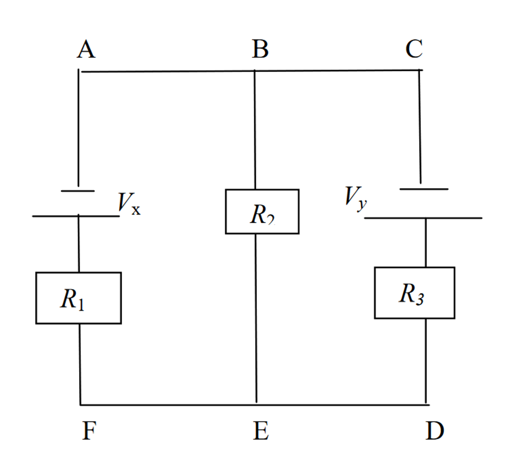 Solved 1. Look at the diagram for the two loop circuit in