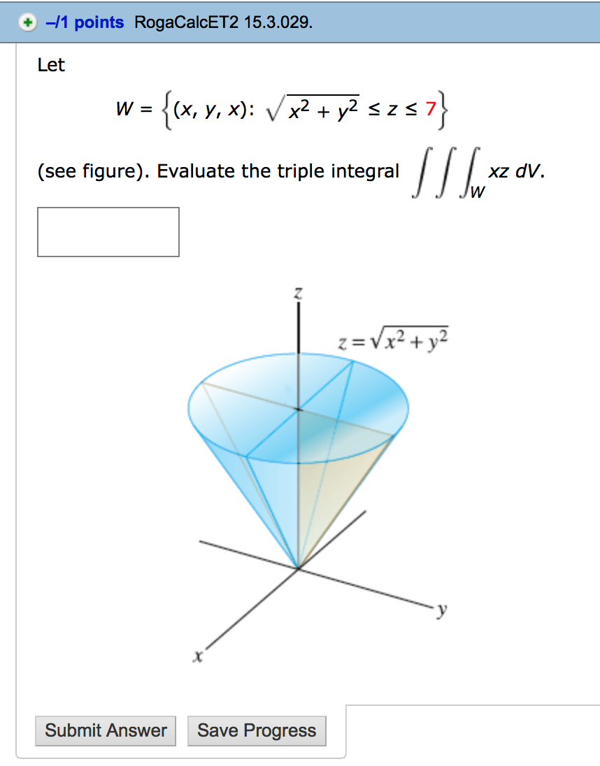 Solved Let w = {(x, y, x) root x^2 + y^2