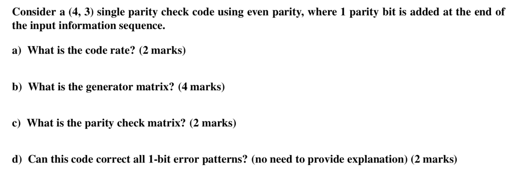 solved-consider-a-4-3-single-parity-check-code-using-even-chegg