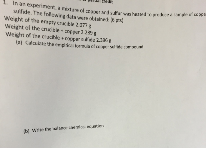 copper sulfide experiment