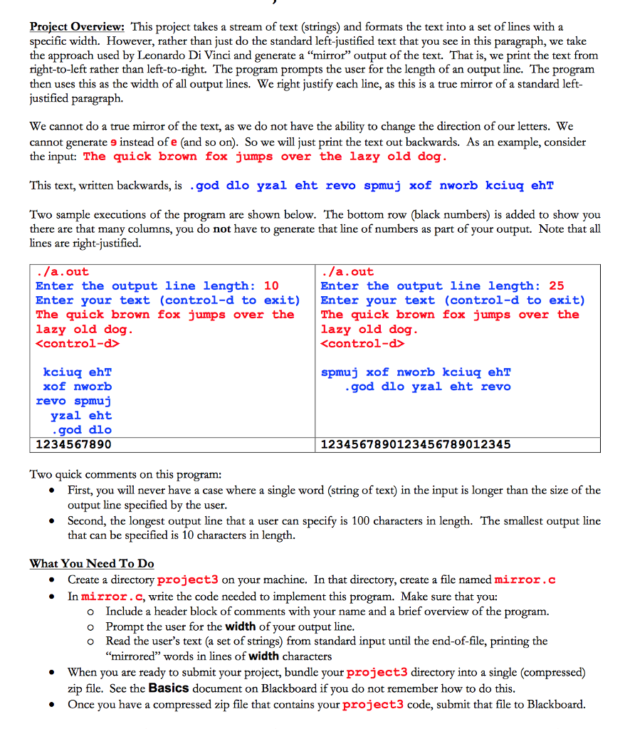 Solved Project Overview: This project takes a stream of text | Chegg.com