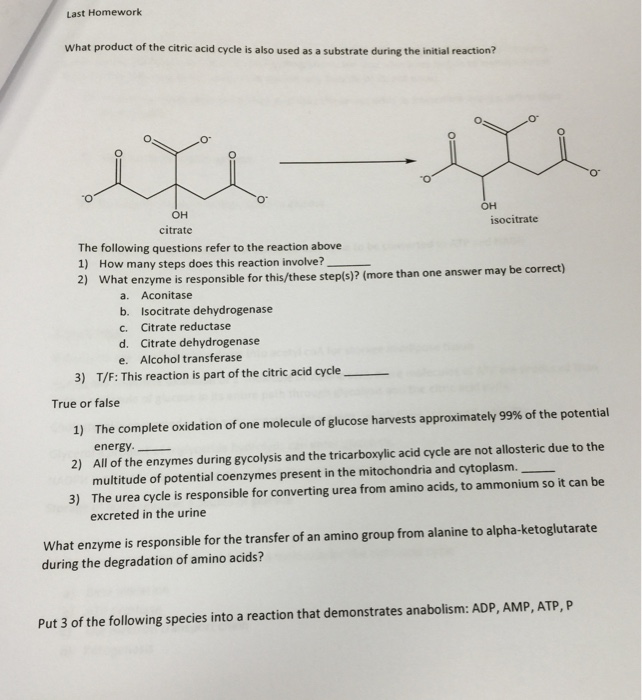 solved-what-product-of-the-citric-acid-cycle-is-also-used-as-chegg