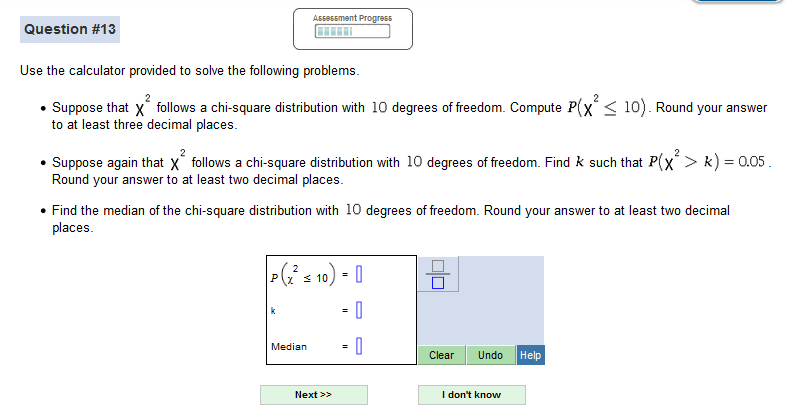 Solved Use The Calculator Provided To Solve The Following | Chegg.com