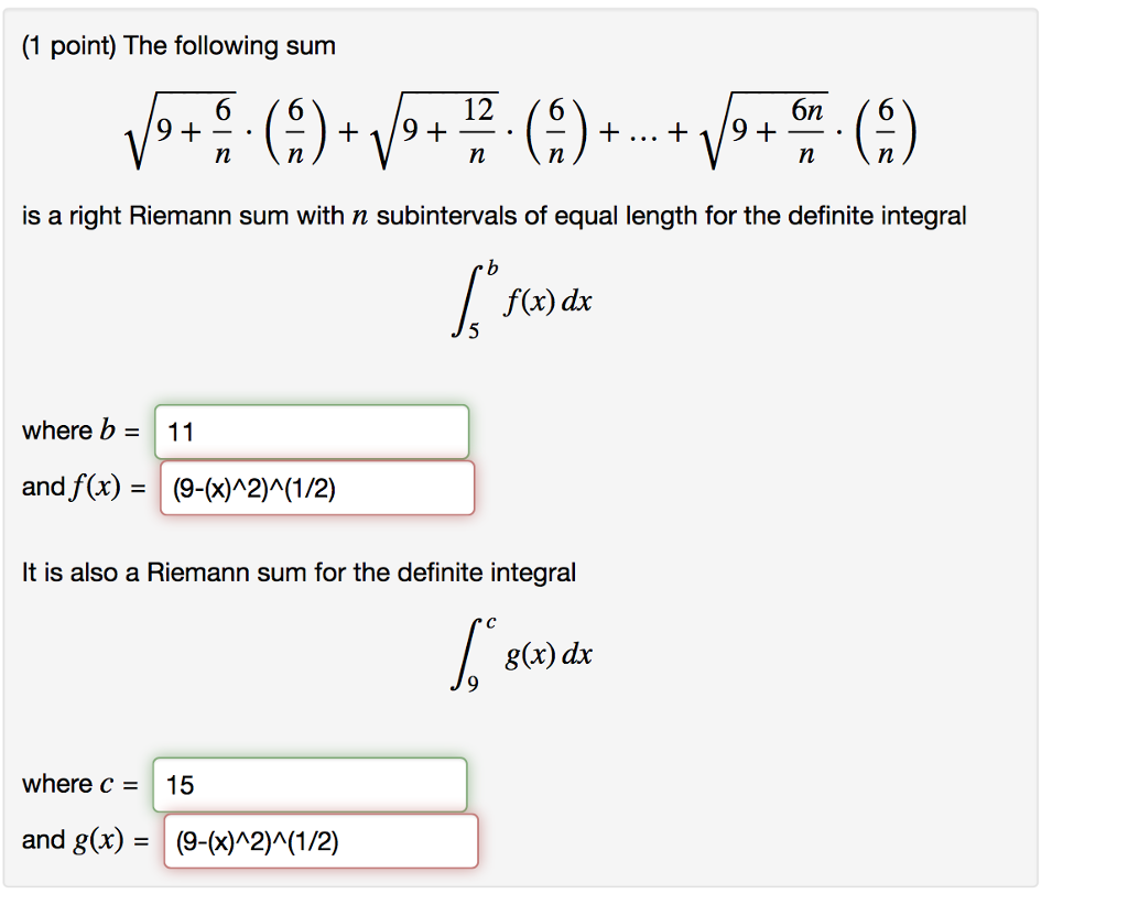 solved-1-point-the-following-sum-6-6-is-a-right-riemann-chegg