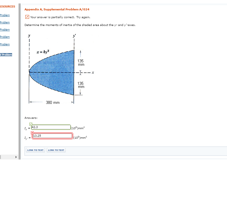 Solved Determine The Moments Of Inertia Of The Shaded Area | Chegg.com