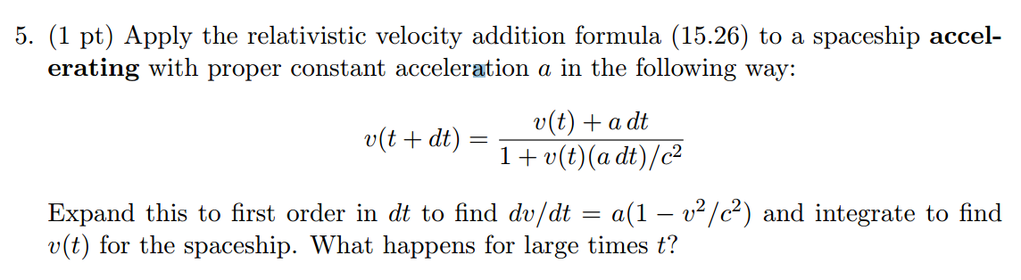 solved-apply-the-relativists-velocity-addition-formula-chegg