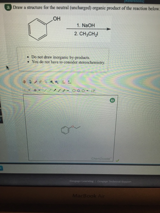 Draw The Uncharged Product Of The Reaction The Expert