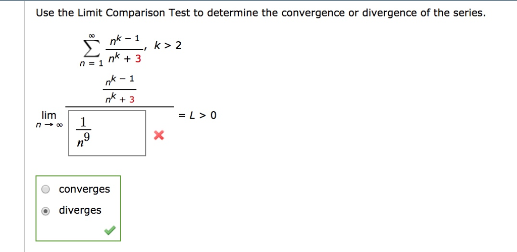 When To Use Limit Comparison Test For Series