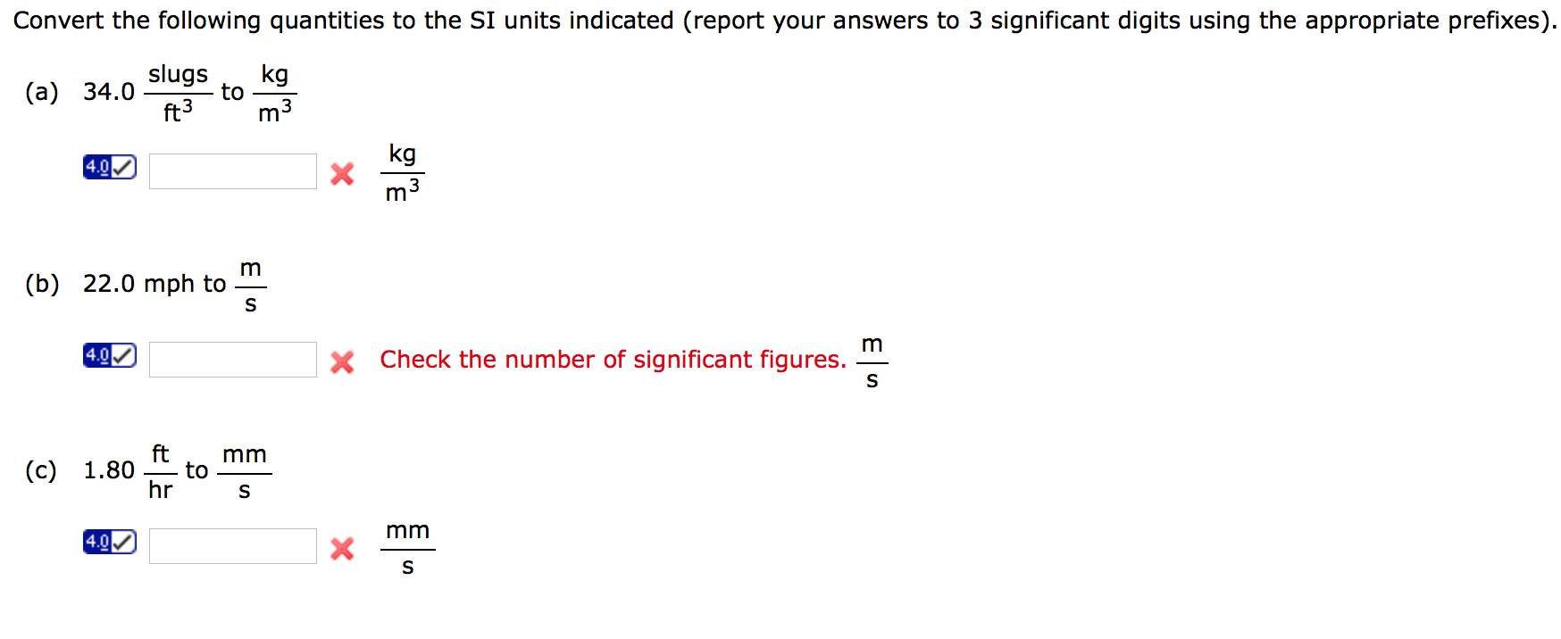 Solved Convert The Following Quantities To The Si Units Chegg Solved Convert The Following Quantities To The Si Units Chegg