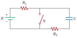 Solved In the circuit of the figure below, the switch S has | Chegg.com