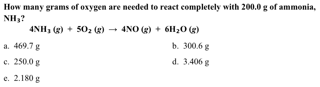 solved-how-many-grams-of-oxygen-are-needed-to-react-chegg