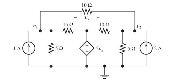 Solved (a) Use node voltage analysis to solve for the node | Chegg.com