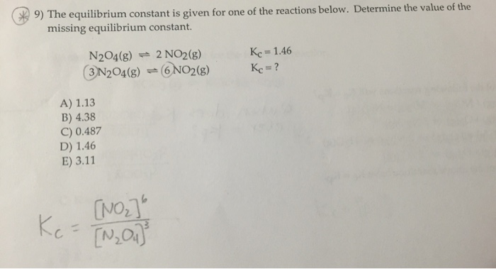 solved-9-the-equilibrium-constant-is-given-for-one-of-the-chegg