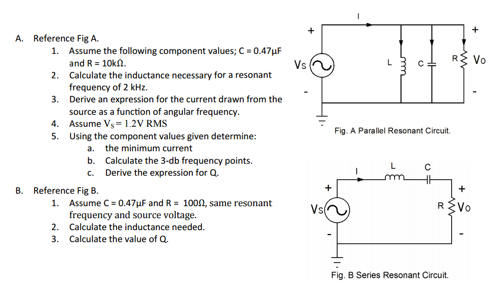 Solved A Reference Fig A 1 Assume The Following Component Chegg Solved A Reference Fig A 1 Assume The Following Component Chegg