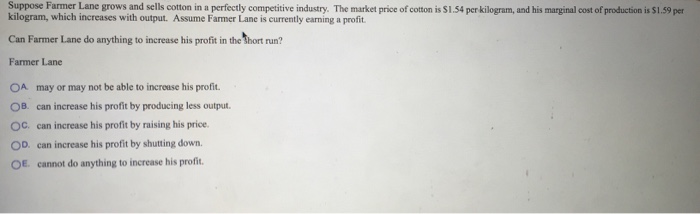 Solved What Are The Three Conditions For A Market To Be Chegg
