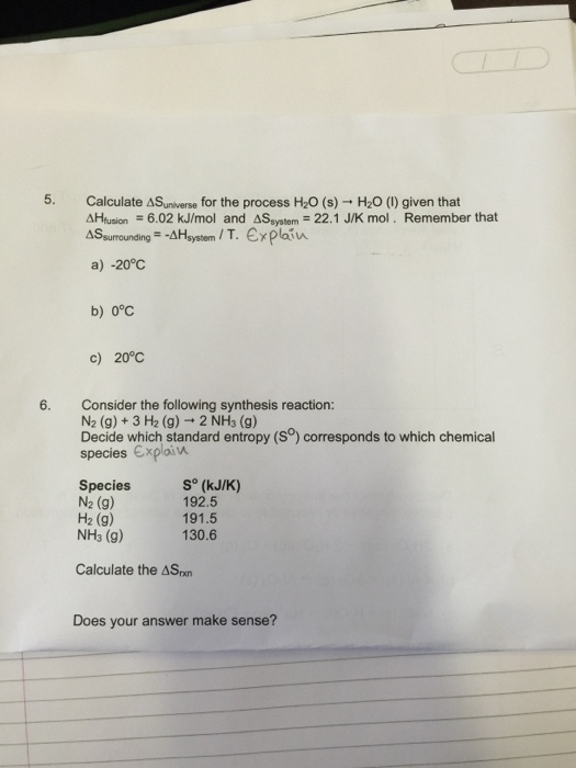 calculate-delta-s-universe-for-the-process-h2o-s-chegg