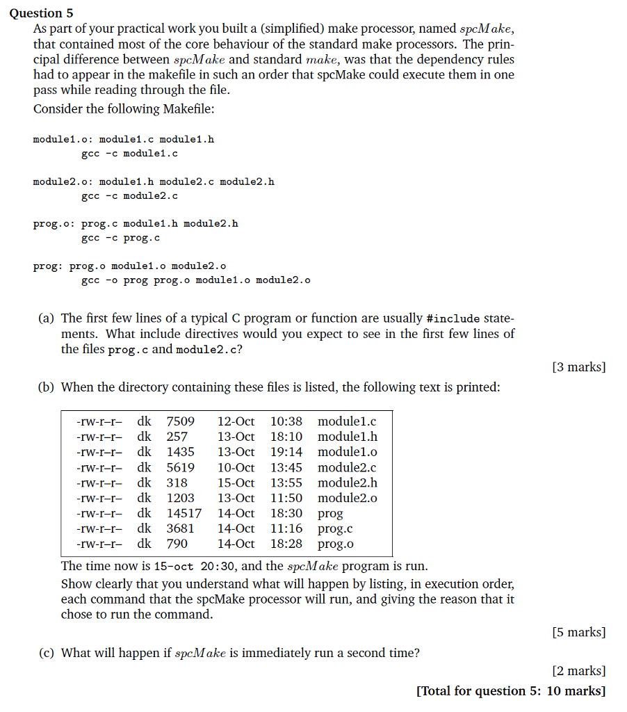 Solved As part of your practical work you built a | Chegg.com