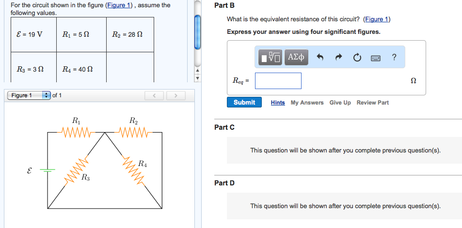 Solved For the circuit shown in the figure (Figure 1), | Chegg.com