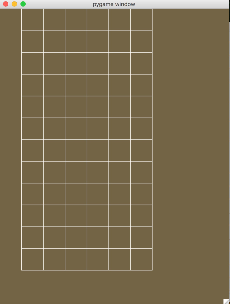 Solved I have this board, made on python using the pygame | Chegg.com