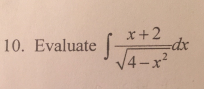 solved-evaluate-integral-x-2-root-4-x-2-dx-chegg