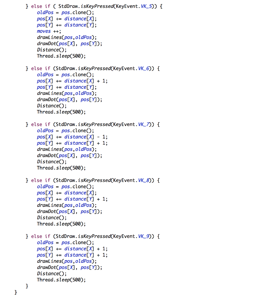 I have the following java program. I want the track | Chegg.com