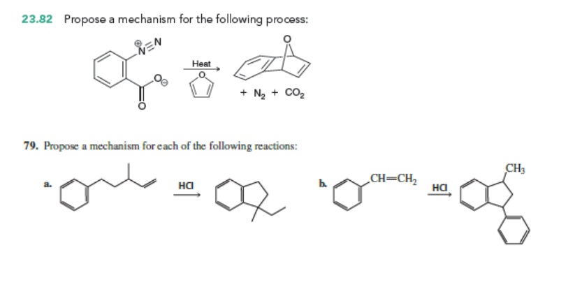 Solved Propose a mechanism for the following process: | Chegg.com
