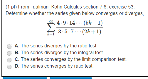 Solved From Taalman_Kohn Calculus section 7.6: exercise 53. | Chegg.com