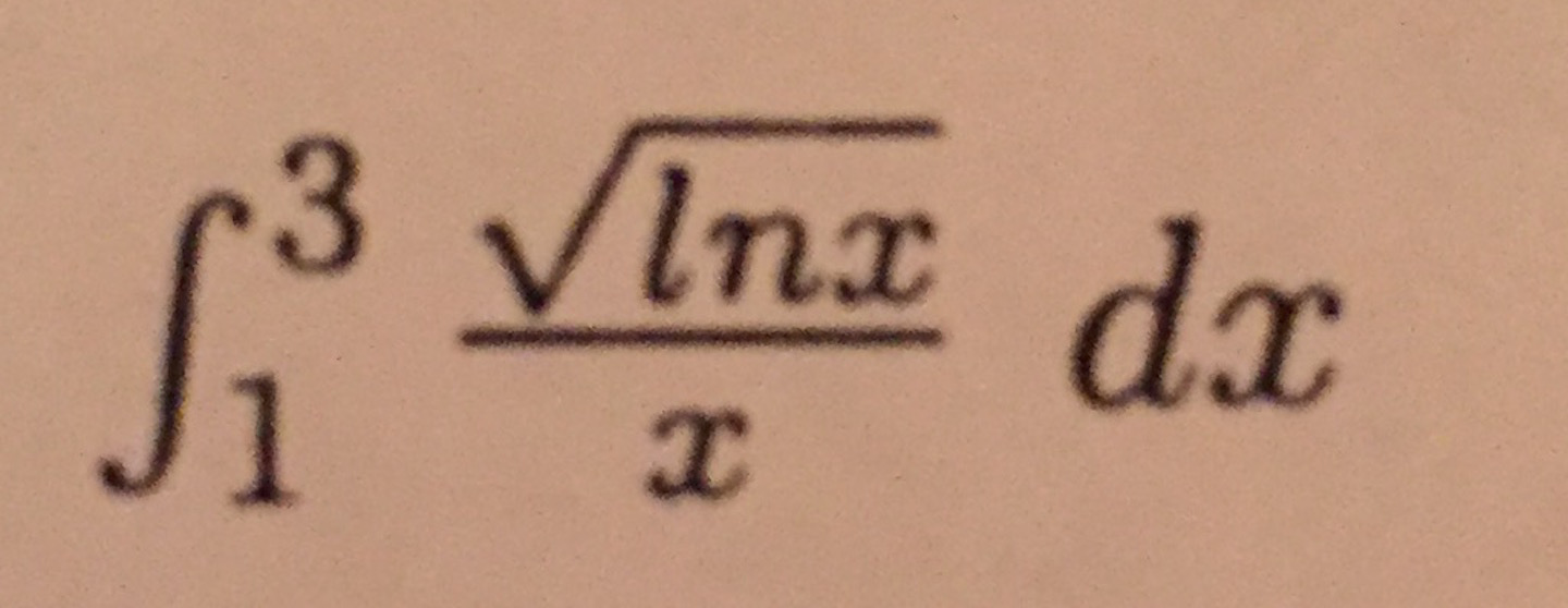 solved-integral-1-3-square-root-lnx-x-dx-chegg