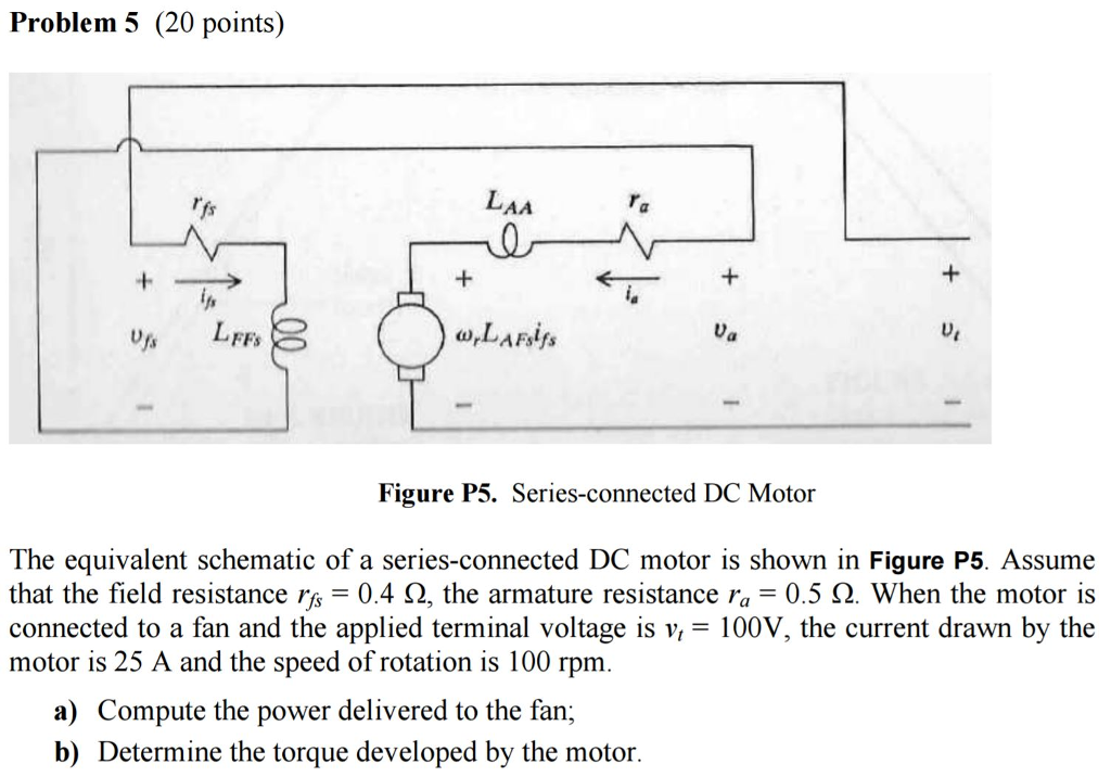 Solved The equivalent schematic of a series-connected DC | Chegg.com