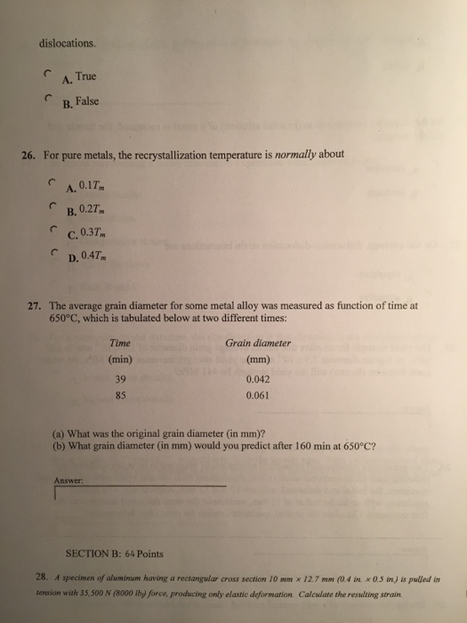 Solved A brittle material typically exhibits substantial