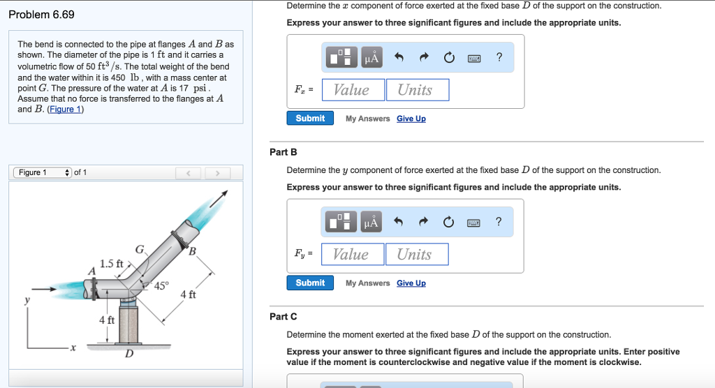 Solved Determine the z component of force exerted at the | Chegg.com