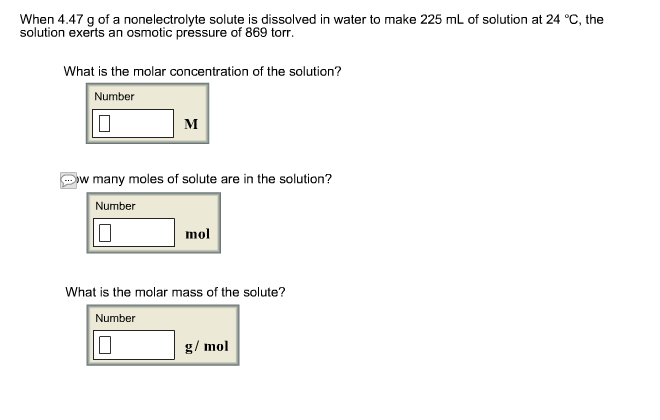 Solved When 4.47 g of a nonelectrolyte solute is dissolved | Chegg.com