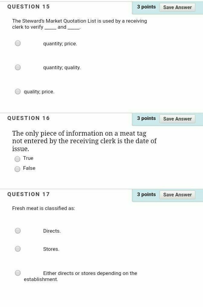 Solved QUESTION 1 3 points Save Answer On the form used for | Chegg.com