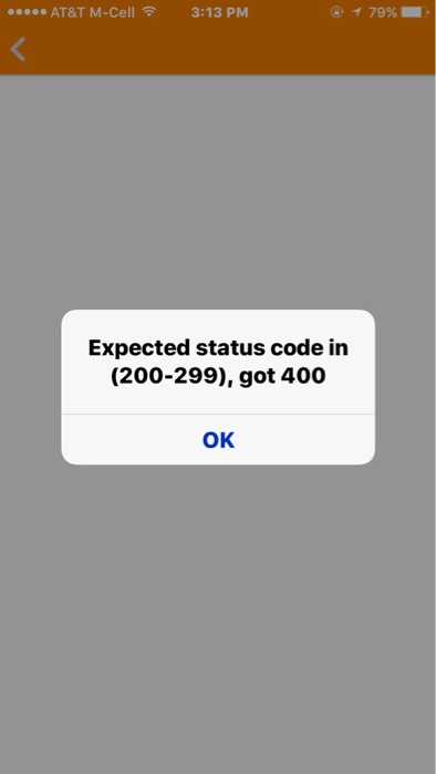 expected-status-code-in-200-299-got-400-chegg