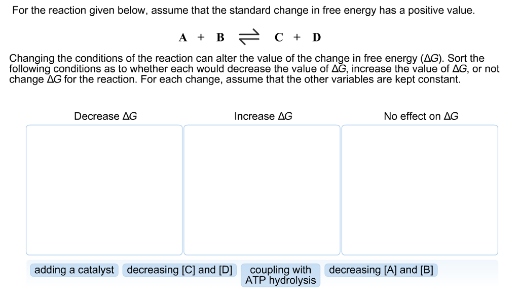 Solved For the reaction given below, assume that the | Chegg.com