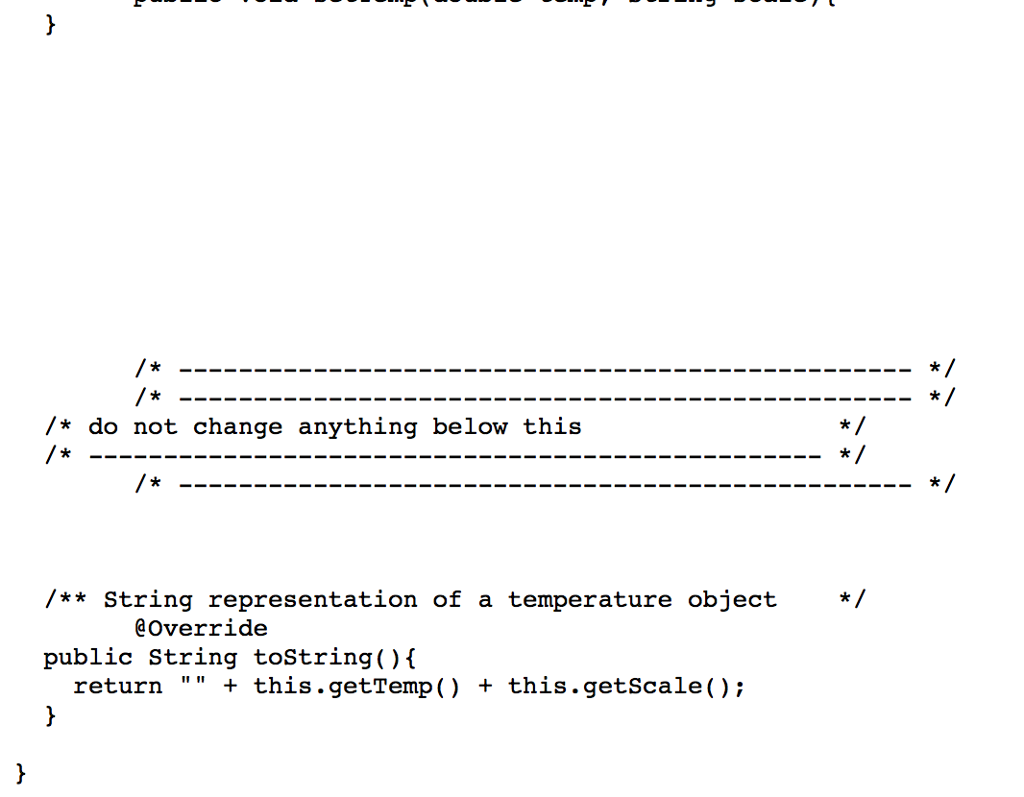 Solved 1: Temperature [30 marks] Complete the provided | Chegg.com