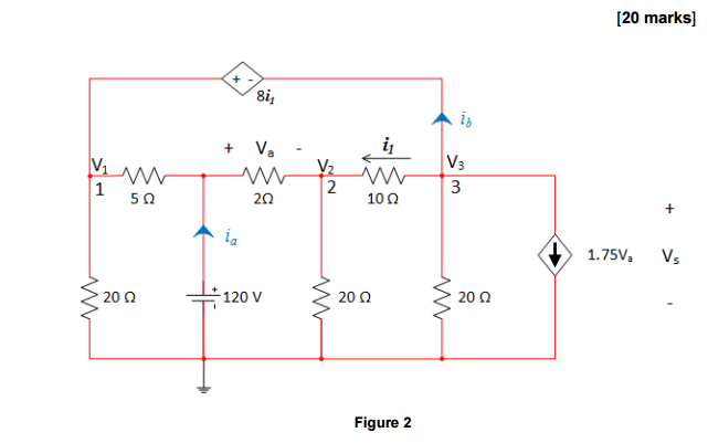 Solved Use the Nodal Analysis method to show that the power | Chegg.com