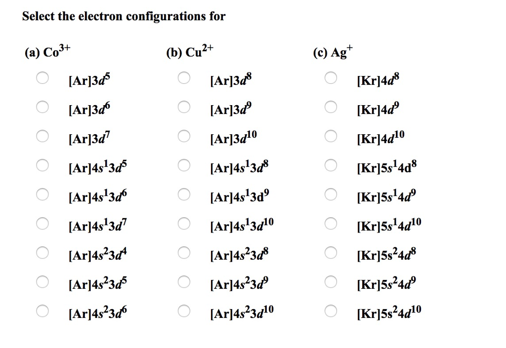 ca electron configuration