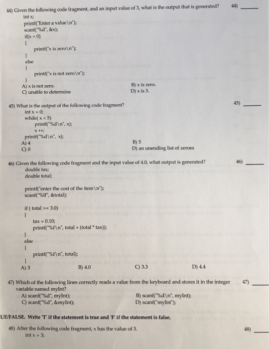 Solved Homework packet 1 | Chegg.com