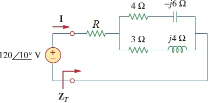 Solved Determine ZT and I for the given circuit, where R = 8 | Chegg.com