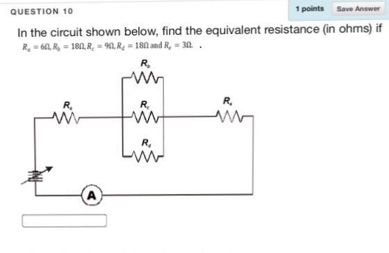 Solved In The Circuit Shown Below Find The Equivalent Chegg