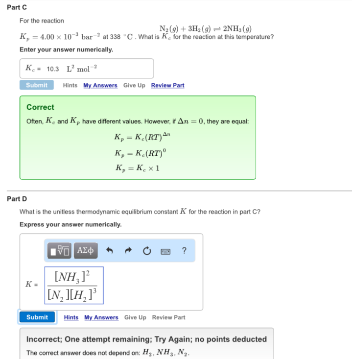 Is The Equilibrium Constant Unitless slidesharetrick