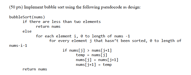 Pseudocode And Flowchart For Bubble Sort Images